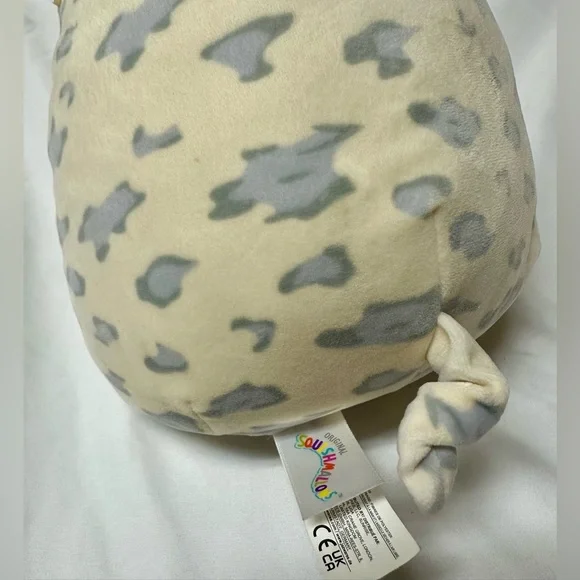 Squishmallows 8” Belana Cow Flower Crown 2021 Cream Gray Pink NWOT Plush - Picture 6 of 7